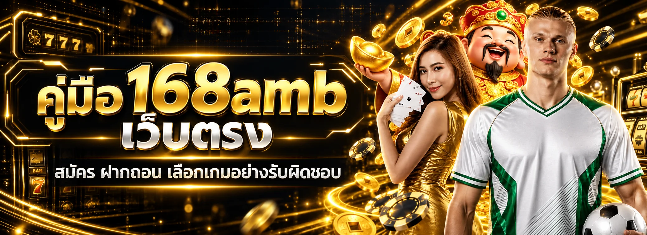 คู่มือ 168amb เว็บตรง สมัคร ฝากถอน และเลือกเกมอย่างรับผิดชอบ